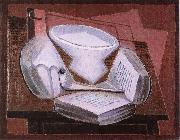 Juan Gris, The Pipe on the book